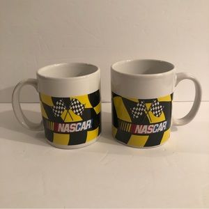 NASCAR Set of Two Coffee Cups / Mugs